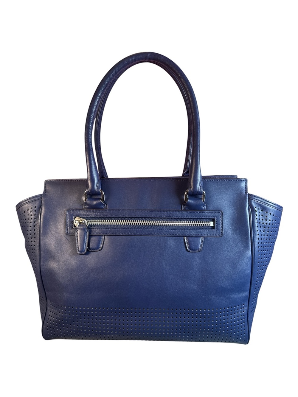 COACH Legacy Perforated Leather Candace Carryall Tote Like New - Picture 3 of 16